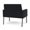 Lesro Mystic Lounge Reception Bariatric Chair, Charcoal, MD Black Upholstery ML1401 - alternate 3